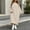 Khaki, variant on Women's Plus Size Sweatshirt Dress Crew Neck Long Sleeve Maxi Dress Loose Fit Pullover with Pockets Casual Fall Winter Daily Wear Lounge