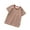 Brown, variant on JoyHoop Girls T Shirt Short Sleeve Crew Neck Basic Color Block Tee Tops