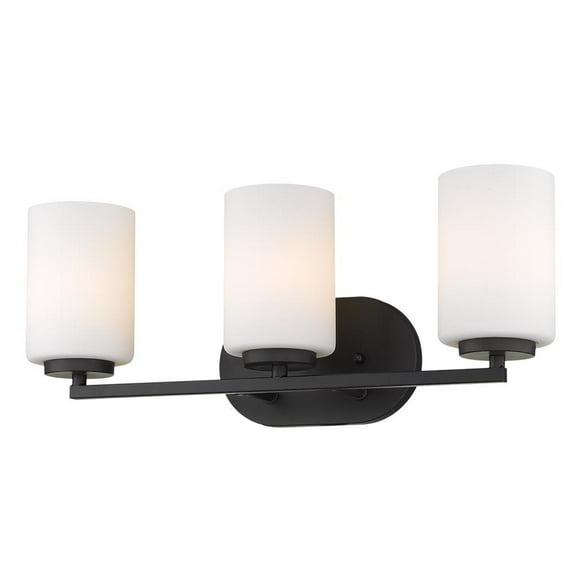 3 Light Bathroom Light Fixture in Durable Style 8 inches High By 20 inches Wide Bailey Street Home 170-Bel-3361605