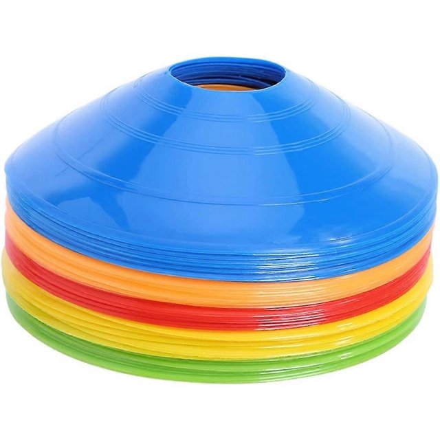 Conos de disco profesionales ZHAOCHENG 25 piezas para entrenamiento de agilidad fútbol baloncesto deportes 5 colores