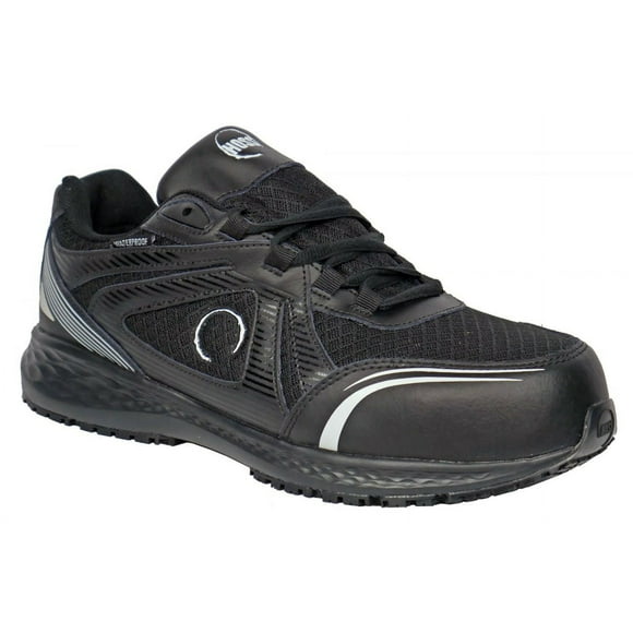 HOSS Women's Reno Composite Toe EH Non-Metallic Waterproof Work Shoe Black Action Leather - 20230