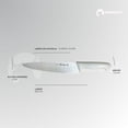 thumbnail image 4 of Cuchillo Chef 10 pulgadas Acero Inoxidable Mango Ergonómico Color Blanco Shorbull, 4 of 8