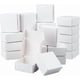 thumbnail image 1 of 80 cajas pequeñas de cartón de 2,6 x 2,6 x 1,2 pulgadas, cuadradas, para joyería, tipo Kraft, para envíos, cajas de cartón corrugado, cajas de regalo de cartón blanco., 1 of 9
