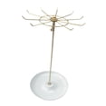thumbnail image 1 of lionlar Jewelry Organizer Multifunctional Necklace Stand for Vanity Shops Countertop Gold, 1 of 9