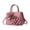Pink, variant on Faraee Small Purse and Handbag for Women Flower Leather Ladies Top Handle Satchel 2026 Fashion Shoulder Crossbody Tote Bags Black