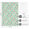 thumbnail image 2 of 2 Pcs Pioneer Flower Floral Print Pattern Kitchen Towels, Funny Microfiber Dish Towel Set, 18" X 26" Tea Towels, 2 of 6