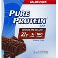 thumbnail image 2 of Pure Protein Bars, High Protein, Nutritious Snacks to Support Energy, Low Sugar, Gluten Free, Chocolate Deluxe, 1.76 oz., 12 Count(Pack of 1) (Packaging may vary), 2 of 5