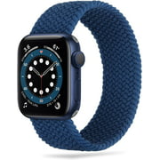 Tasikar Sport Braided Solo Loop Strap Compatible with Apple Watch Band 38mm 40mm 41mm 42mm 44mm 45mm, Elastic Nylon