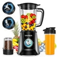 thumbnail image 1 of Licuadora VAVSEA 3 en 1, 7 Piezas, para Batidos de Cocina, 1000 W Combo de Licuadora y Molinillo de 1.5 Litros para Triturar Hielo, Nueces y Batidos, sin BPA, 1 of 10