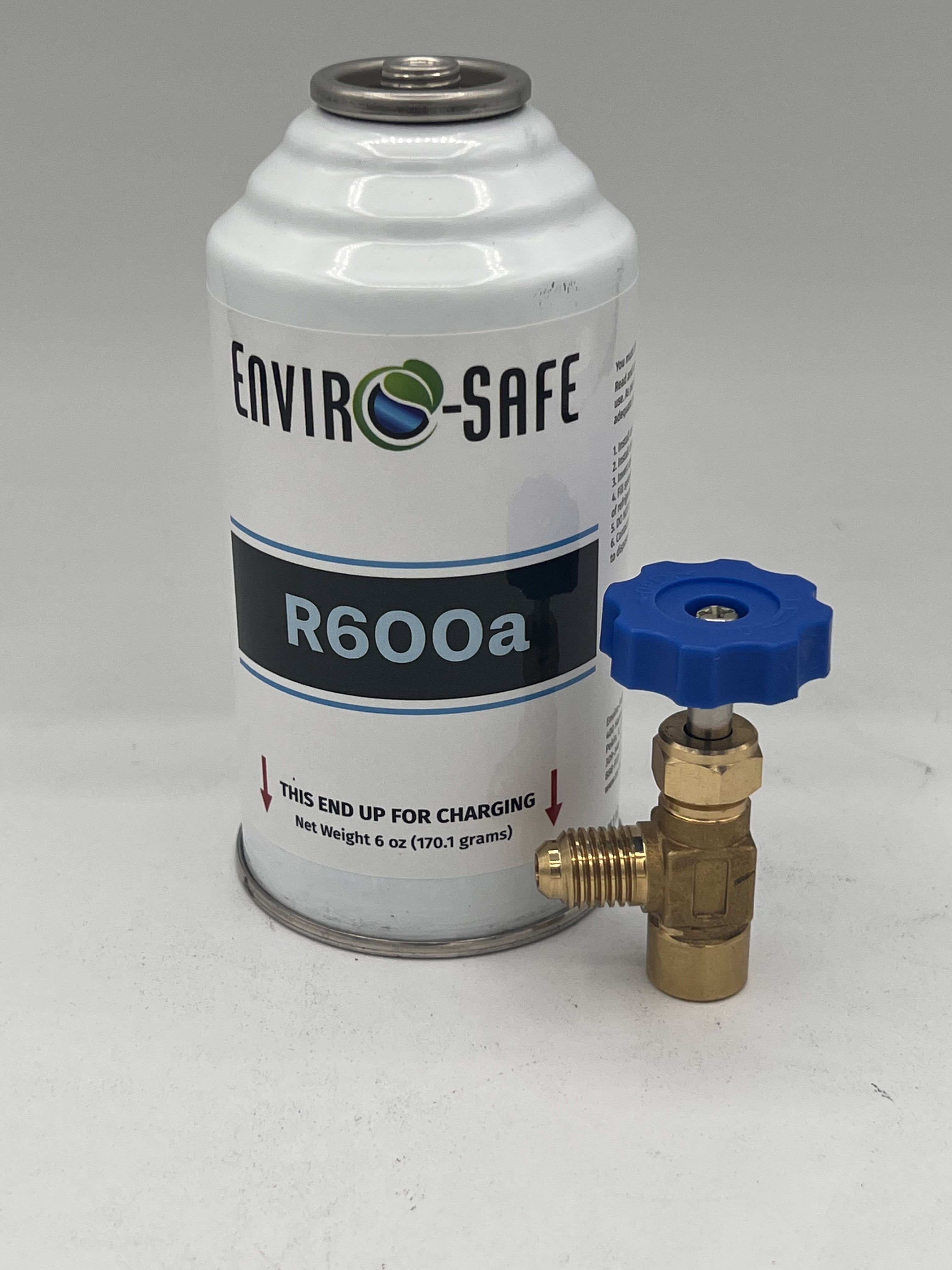 Enviro-Safe EPA Approved, R600a 99.7% Purity 6 oz Refrigerant