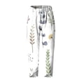 thumbnail image 2 of Pantalon à Taille Élastique pour Femmes Pantalon Décontracté pour Femmes avec Poches Ajusté Taille Haute Élastique Imprimé Pantalon de Sport en Coton et Lin Pantalon en Coton et Lin pour Femmes Pantalon Taille Haute pour Femmes Pantalon pour Femmes à Taille Élastique, 2 of 5