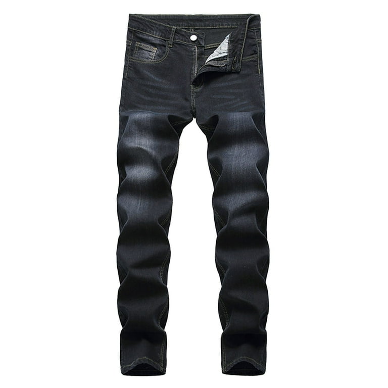 YLSDY Men's Slim Fit Jeans Stretch Denim Skinny Fashion Pants
