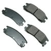 Akebono ASP814 Disc Brake Pad Kit Fits select: 2000-2010 CHEVROLET IMPALA, 1997-2005 BUICK CENTURY