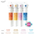 thumbnail image 4 of AQUAVI Twist Ultra-Filtration Alkaline Under Sink Water Filter System, 4-Stage High Capacity, Remove 99.99% Contaminants, Quick Filter Change with Brushed Nickel Faucet, 4 of 6