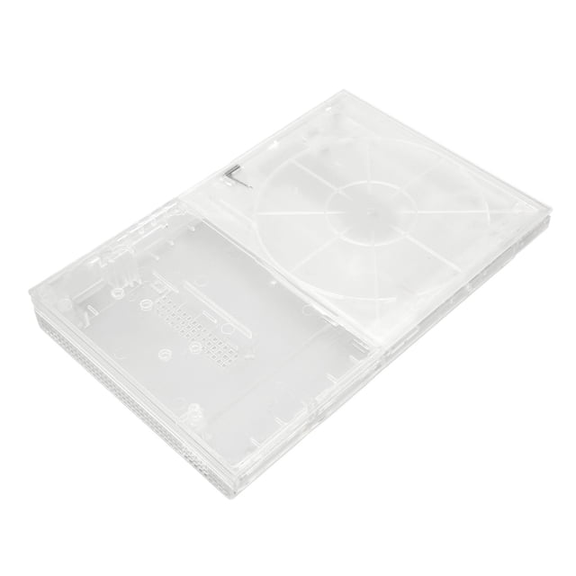 Transparent Console Shell for PS Slim, Replacement DIY Clear Case Kit for PS Slim Retro Video Game Console, Game Console Accessories, Lightweight Game Console Protective Cover