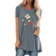 thumbnail image 2 of Pntutb Mujeres Moda Casual Impresión Camisas Manga Corta Suelta Tee tops Túnica Blusa Pntutb Pntutb-476, 2 of 4