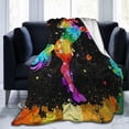 thumbnail image 3 of Yibo Deer Blanket A Hunter's Prayer Decor Blanket Deer Hunting Blanket Gifts for Girls Boys Deer Lovers Super Warm Soft Plush Lightweight Flannel Bed Blanket for Kids Adults Men Women, 3 of 7