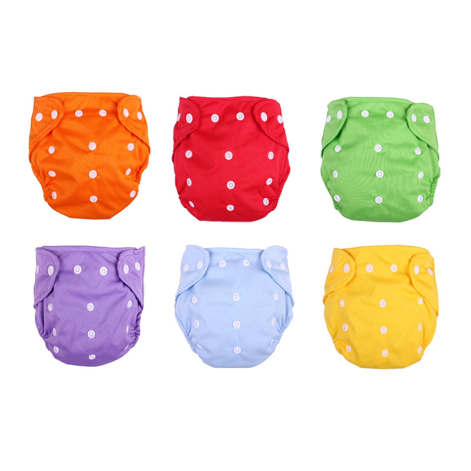 Adjustable Reusable Diapers Perfect Fit Leak-Proof Comfort