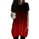 thumbnail image 1 of MKLEKYY Playeras Mujer Camiseta Informal Holgada De Verano Para Mujer, Cuello Redondo, Manga Corta, Estilo Túnica Con Bolsillos, 1130 Talla XXL, 1 of 3