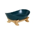 thumbnail image 2 of Fiudx Elegante Bandeja de Frutas, Soporte de Cerámica Multicapa para Aperitivos, Marco de Madera Compacto, Diseño Fácil de Limpiar, Ideal para Fiestas, Bodas y Regalos de Inauguración., 2 of 6