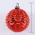 thumbnail image 3 of Holiday Time 60 mm Christmas Shatterproof Ornaments, Red, Black, White, & Silver, 40-Count, 3 of 6