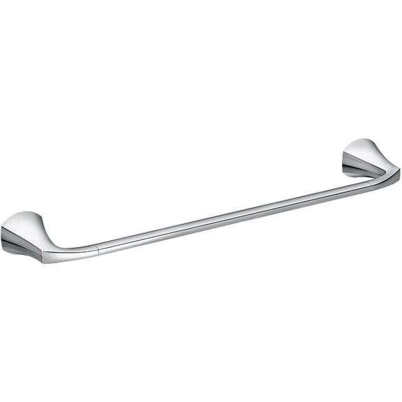 Moen Towel Bar Lindor - Wall Mount, Chrome, Straight, Bathroom Accessory — Concealed-Screw Wall-Mount, Coordinated Bath Collection
