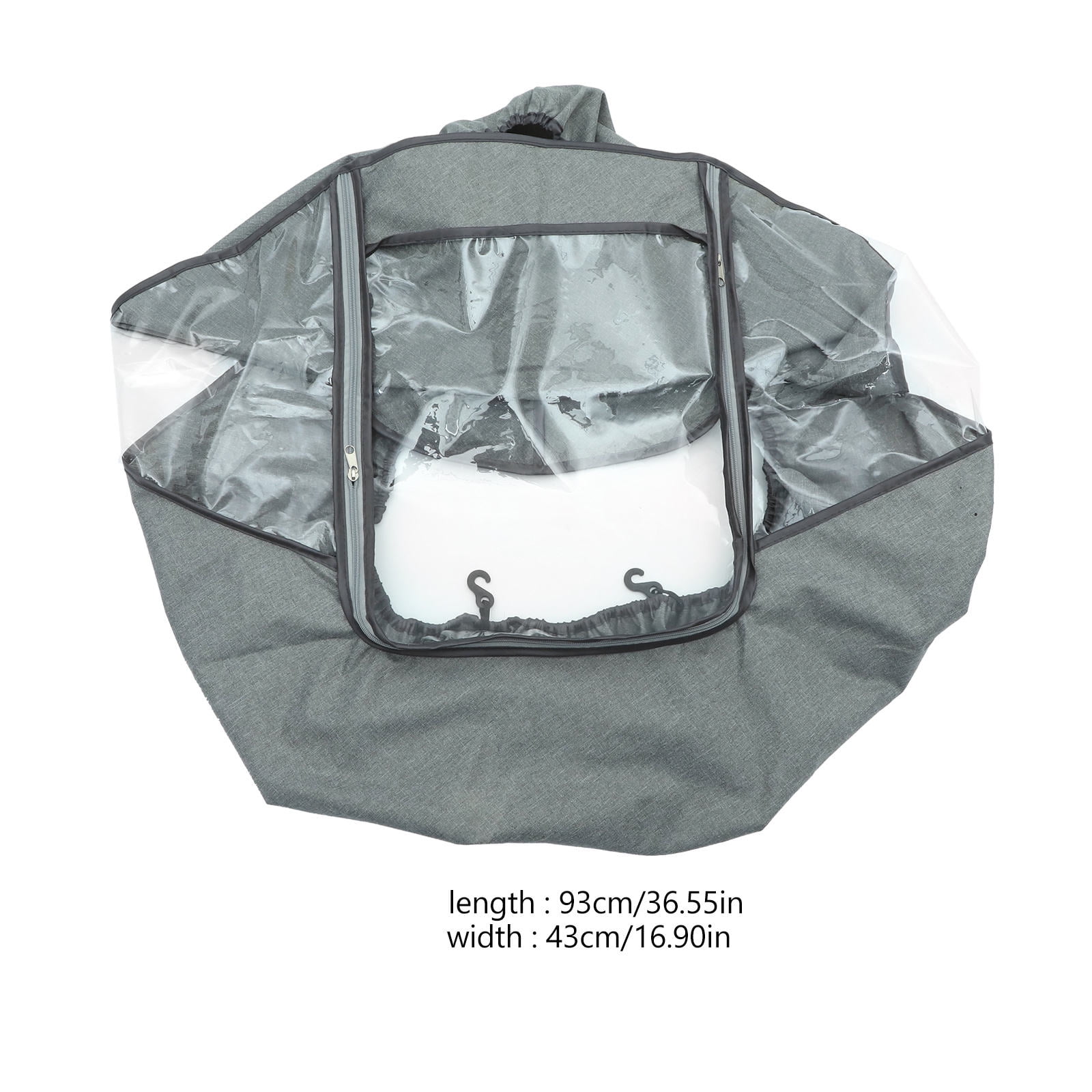 BESTYASH Carriage Stroller Cover Grey 1Pack EVA Dustproof Protective
