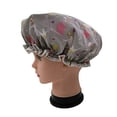 thumbnail image 3 of 1 Pcs Bonnet de Douche Imperméable, Bonnet de Bain Élastique Réutilisable Imprimé Licorne (06 Bonnet Gris Licorne), 3 of 8