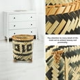 thumbnail image 6 of WEUVEB Wastebaskets Wastepaper Basket Bamboo 1 Pc, 6 of 8