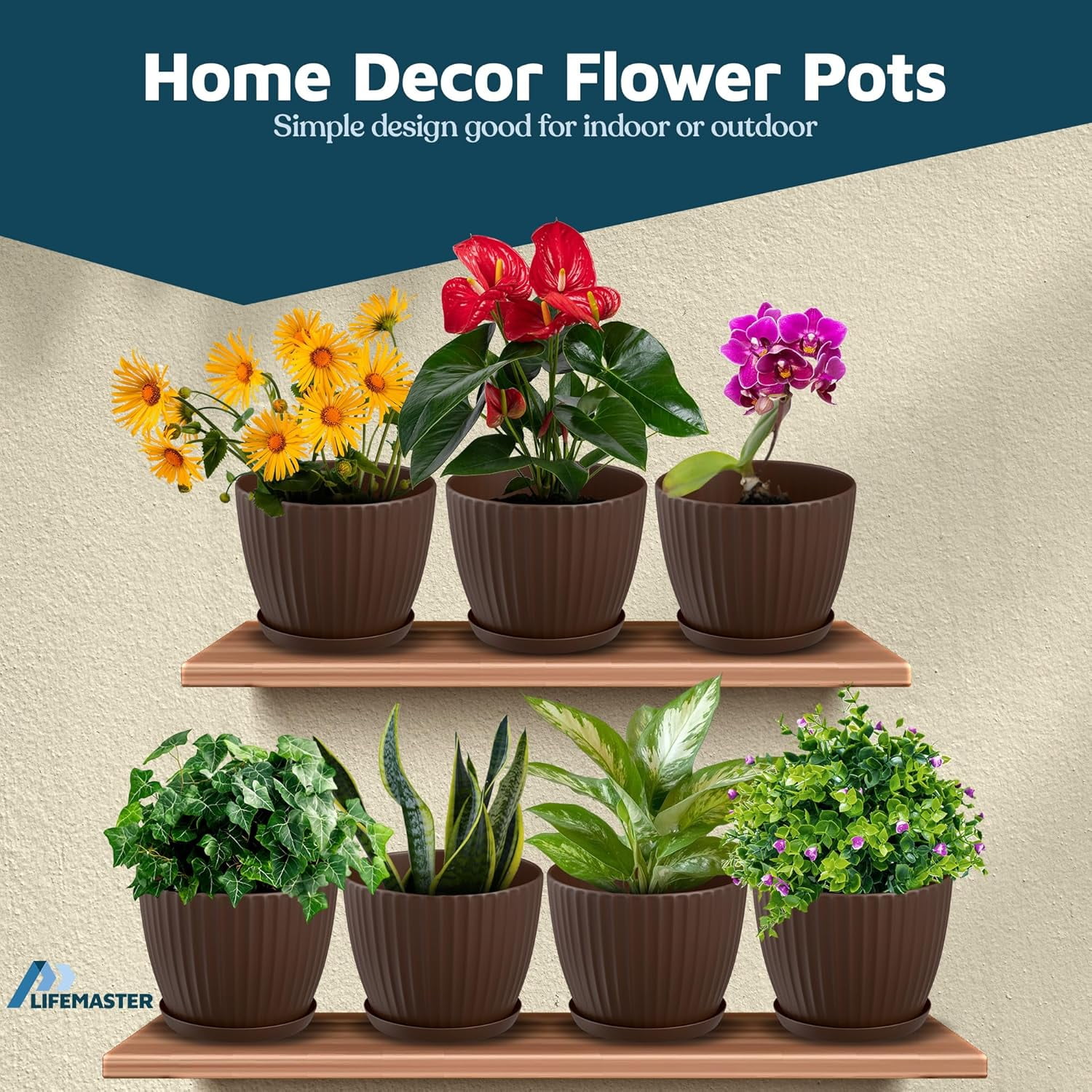 boho plant pot Boho Rainbow Planter - House Plants Delivery Toronto