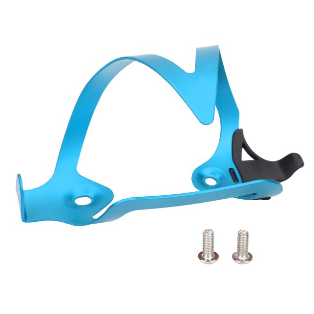 Soporte para botella de agua de bicicleta, aleación de aluminio, hervidor, taza, jaula, accesorio para ciclismo (azul) YUNYI BRAND Deportes