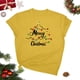 thumbnail image 1 of Blusas para las Mujeres Casual, Navidad Impresión Cuello Redondo Blusa de Moda, Fiesta de Fiesta Camiseta Top, 1 of 1