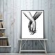 thumbnail image 5 of Pintura de lienzo simple nórdica de mano en mano, dibujo abstracto, arte de letras a mano, pintura colgante, sala de estar, estudio, pintura decorativa, núcleo, 5 of 6