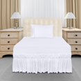 thumbnail image 4 of Skirt Utopia Bedding elástico de microfibra doble blanco, 4 of 6