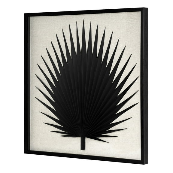 American Art Decor A Faraway Oasis Paper & Linen Wall Art - 24" x 24"