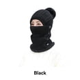 thumbnail image 3 of Guardurnaity Gorro de hilo de punto para mujer y niña, gorro de calentamiento grueso portátil, moda, cálido, suave, deportivo, informal, para fiesta Sombreros Negro Guardurnaity AP016143-02, 3 of 6