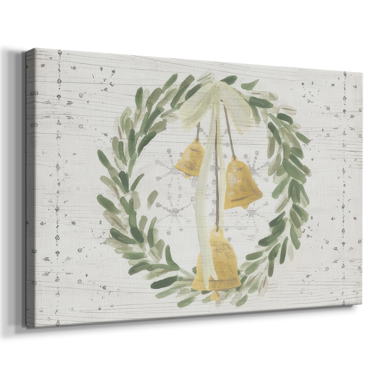 Weathered Aspen Wreath Collection A- Gallery Wrapped Canvas
