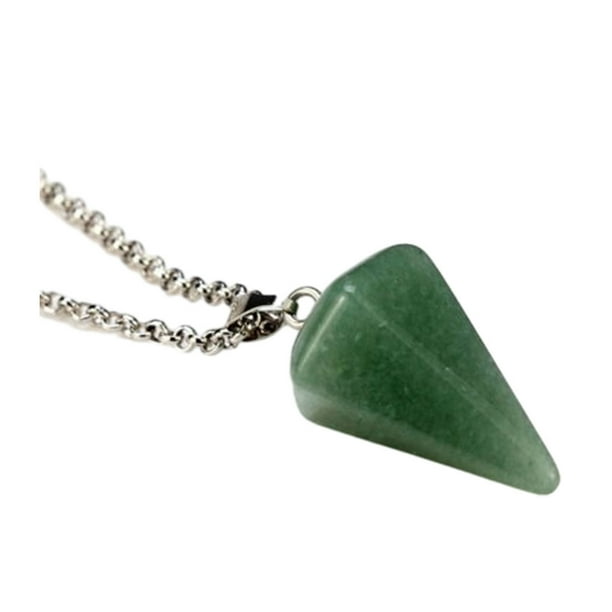 Collar de Cadena Jumpingount Universal de Piedra Natural Verde