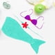 thumbnail image 3 of Disfraz de sirena para bebé tejido a crochet, ropa de sirena para bebé tejida a mano, accesorios de fotografía de lana para recién nacidos, 3 of 7