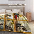 thumbnail image 5 of Custom Blanket with Photos Personalized Picture Collage Blankets Soft Sofa Blanket,Gift for Mother's Day,Family,Friends,Lovers,Dog Blue 35.4"X27.6", 5 of 6