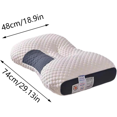 XGZHP Neck and Cervical Pillows Ergonomic Contour Design Bed for Side