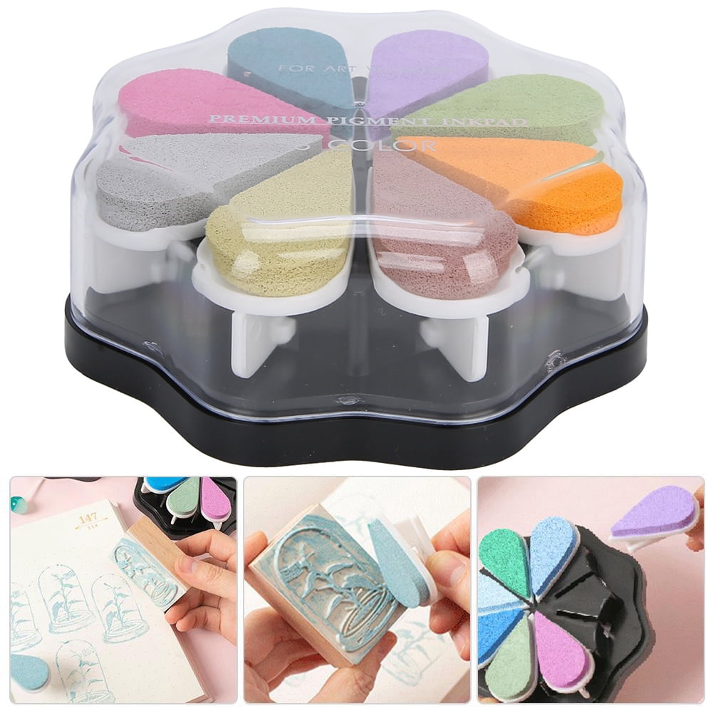 Petal Inkpad Diy Inkpad Petal Ink Pad Hand Pad Petal Inkpad 8 Colors