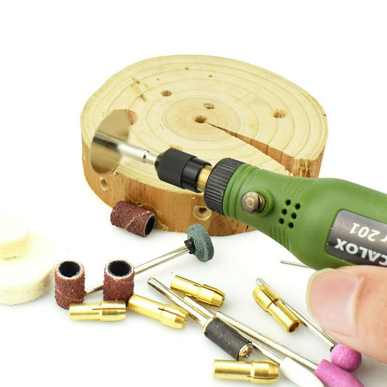 Mini Electric Drill, 18000 Rpm Grinder Engraver Rotary Carver Tool Kit,  Agate Wood Carving US Plug AC 100‑240V, for Around-The-House and Crafting