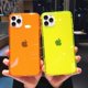 thumbnail image 2 of Fluorescent Color Transparent Phone Case For iPhone 15 14 Plus 11 12 13 14 15 Pro Max X XR XS Max 7 8 Plus Soft Shockproof Cover, 2 of 5