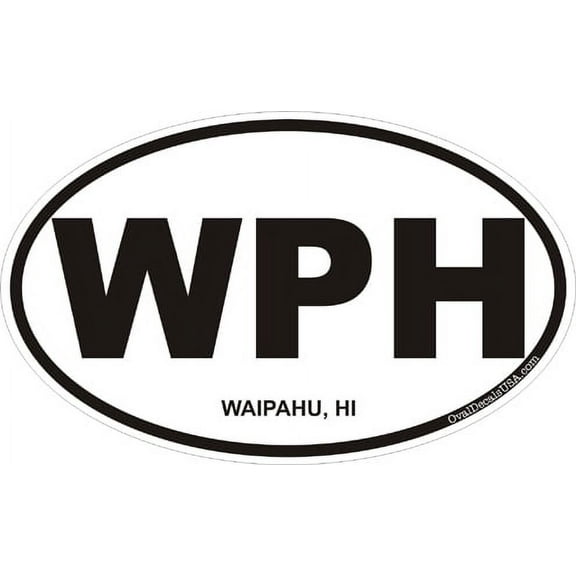 3.8 Inch Waipahu, Hawaii Decal Sticker