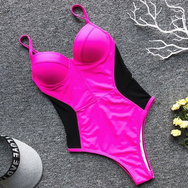 FcBaudy Maillots de Bain une Pièce pour Femmes Maillot de Bain Grande Taille pour Femmes Tankini Maillots de Bain pour Femmes Maillot de Bain une Pièce en Maille pour Femmes