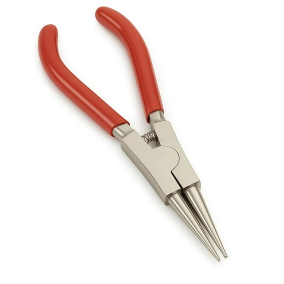 JEWEL TOOL 7" (17.8 cm) Mechanic's Round Nose Pliers | Large & Tough for Harder Wire & Metal Bending