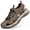 Brown, variant on YOURDIARY Mens Comfort Outdoor Sport Sandals Closed Toe Hiking Walking Beach Water Shoes