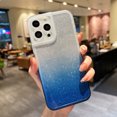 thumbnail image 2 of Allytech Case for iPhone 12 Pro Lens Protection Gradient Bling Sparkle Cute Girls Women Protective Case for iPhone 12 Pro,Gradient Darkblue, 2 of 6