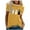 Yellow, variant on LUOGENLI Female T-shirts for Womens Women Casual Crew Neck Blouse Short Sleeve Stitching Color Cat Scratch Printing Pattern T Shirt Holiday Top Tee T-shirts Womens White St. Patrick's Day Black L